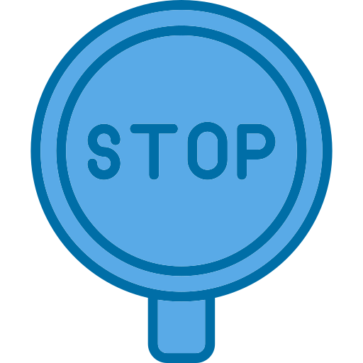 stoppschild Generic color lineal-color icon