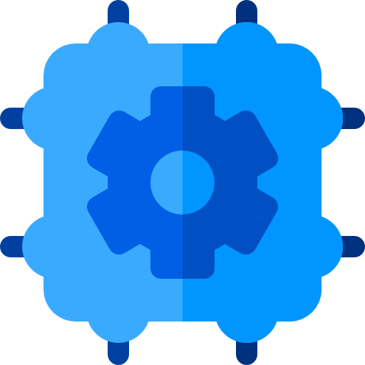 cpu Basic Rounded Flat icoon