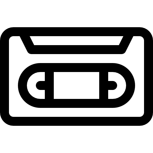 vhs Basic Rounded Lineal icon