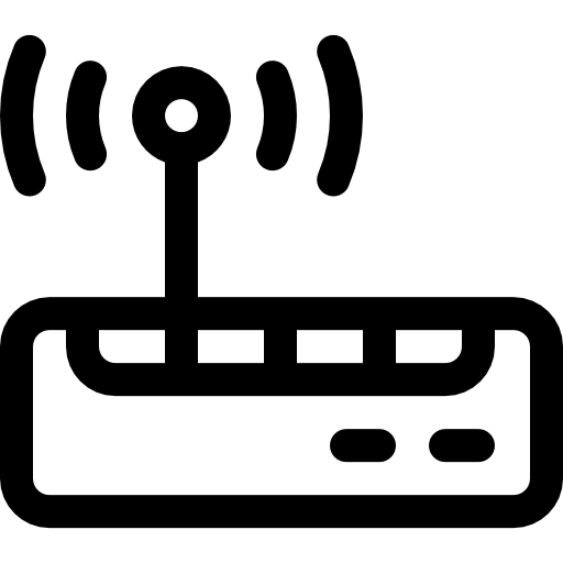 wifi Basic Rounded Lineal icona