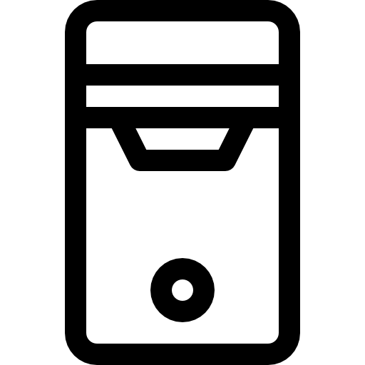 cpu Basic Rounded Lineal Icône