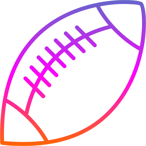 rugby Generic gradient outline icona