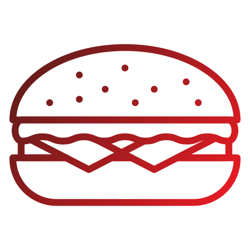 バーガー Generic gradient outline icon