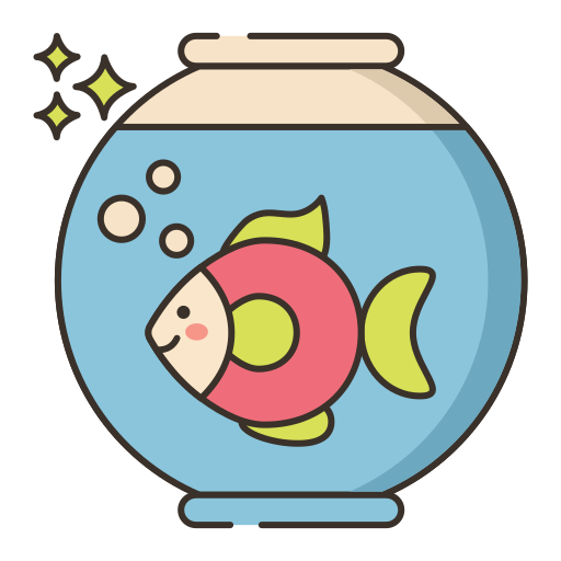 金魚鉢 Generic color lineal-color icon