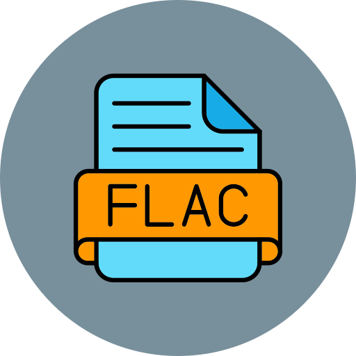 flac Generic color lineal-color иконка