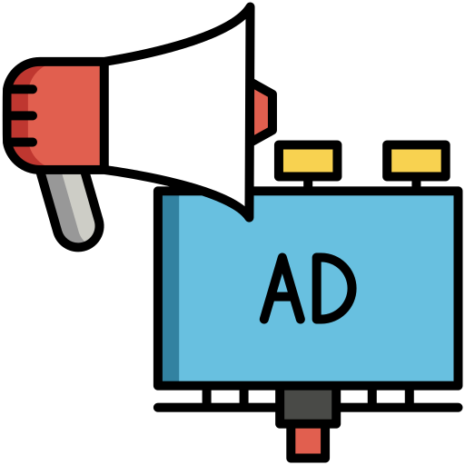 Advertisement Generic color lineal-color icon