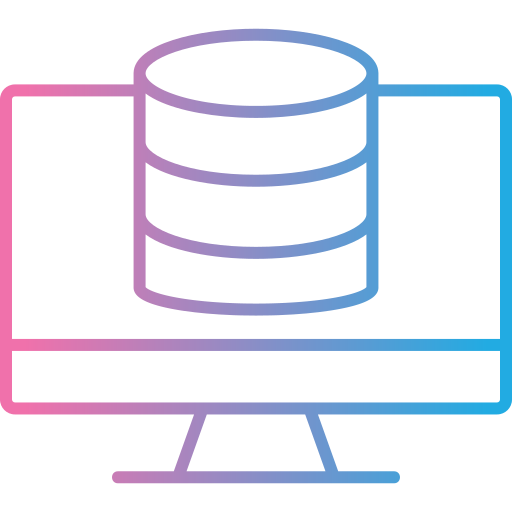 datenbank Generic gradient outline icon