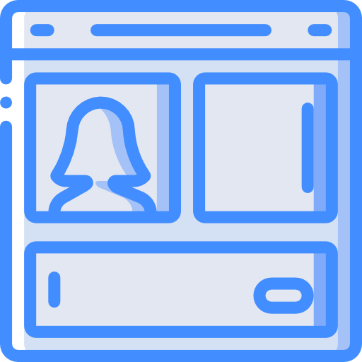 Chat Basic Miscellany Blue icon