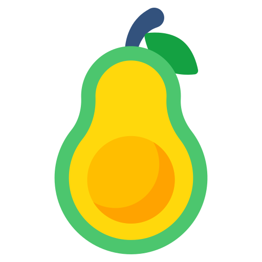 Avocado Generic color fill icon