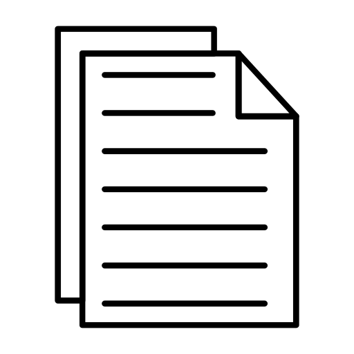 Copy Generic black outline icon