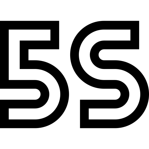 5s Basic Straight Lineal Icône