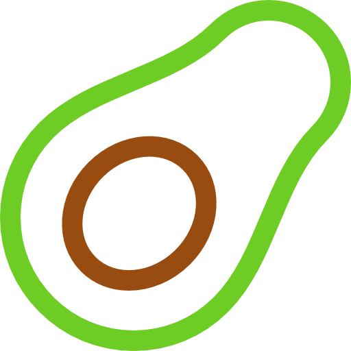 avocado Basic Rounded Lineal Color icon