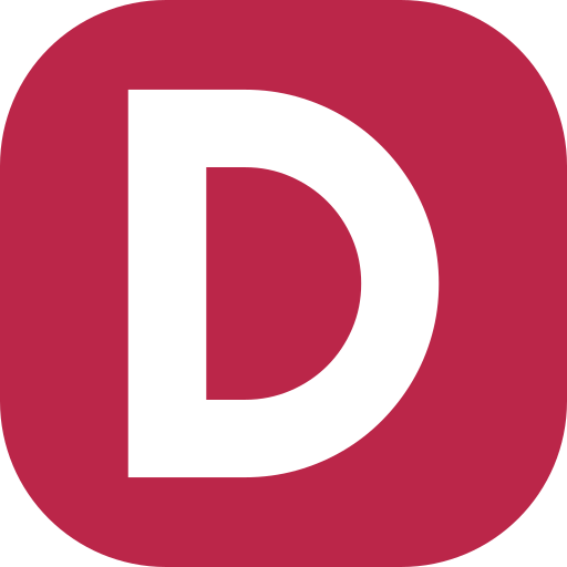 buchstabe d. Generic color fill icon