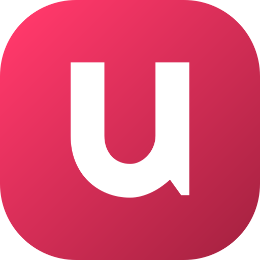 lettera u Generic gradient fill icona