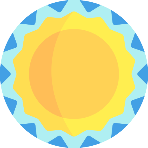 sonne Detailed Flat Circular Flat icon