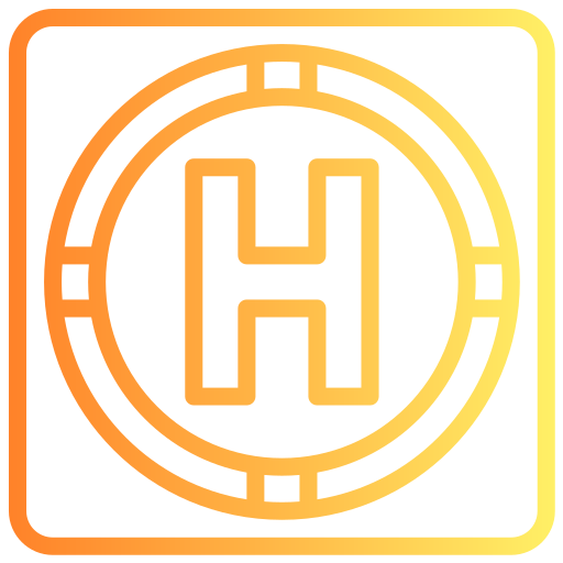 hubschrauberlandeplatz Generic gradient outline icon