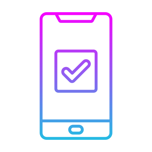 smartphone Generic gradient outline Ícone