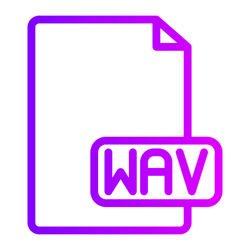 wav Generic gradient outline Ícone