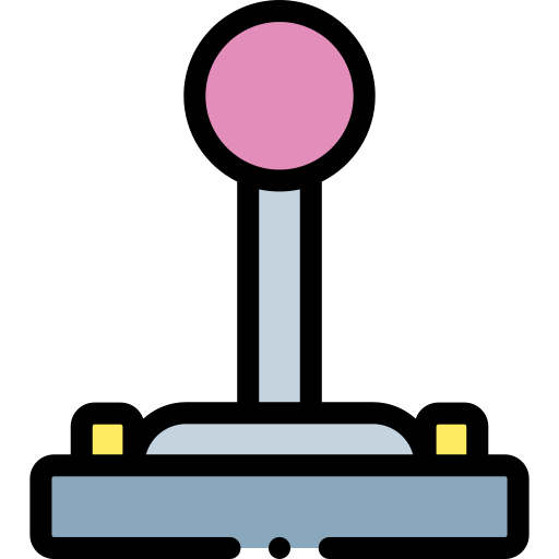 joystick Detailed Rounded Lineal color icon