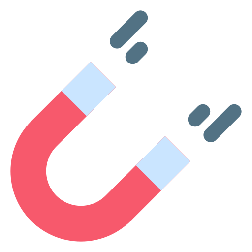 Magnet Generic color fill icon