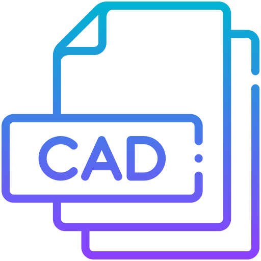 cad Generic gradient outline icon