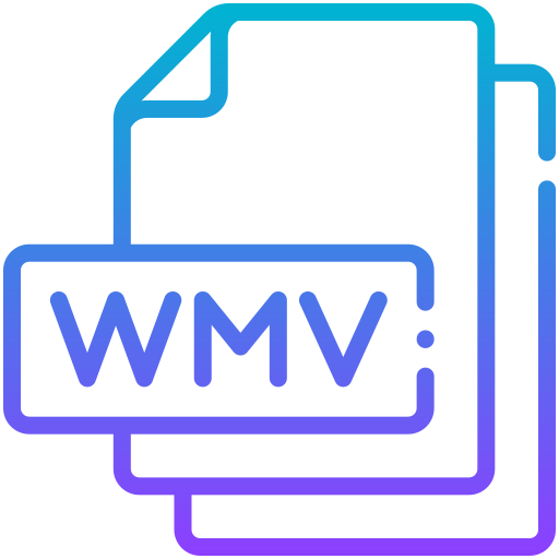 wmv Generic gradient outline icon