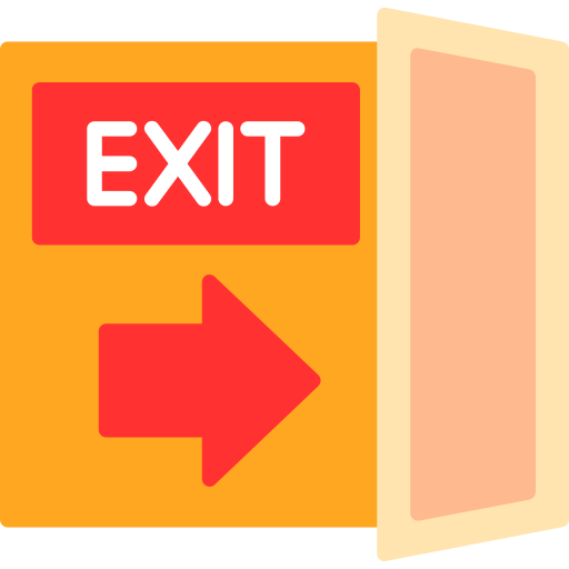 Exit Generic color fill icon