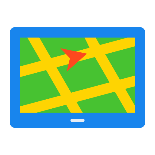 GPS Generic color fill icon