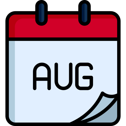 august Generic color lineal-color icon