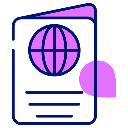 Passport Generic color lineal-color icon