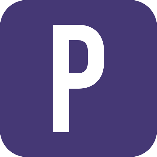 buchstabe p. Generic color fill icon