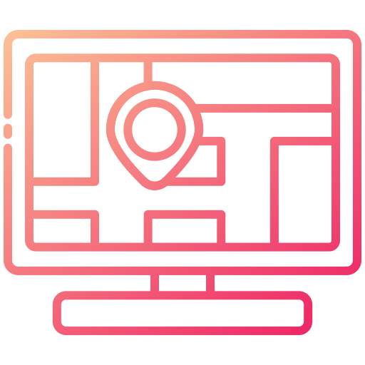 gps Generic gradient outline icoon