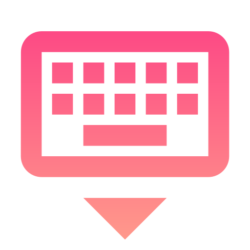 Keyboard Generic gradient fill icon