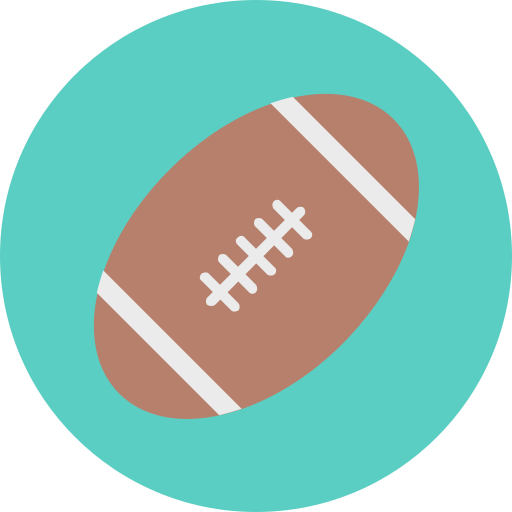 rugby Generic color fill icon