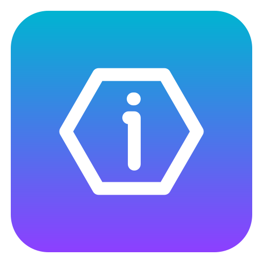 Info Generic gradient fill icon