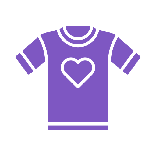 Tshirt Generic color fill icon