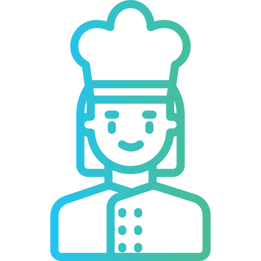 Chef Generic gradient outline icon