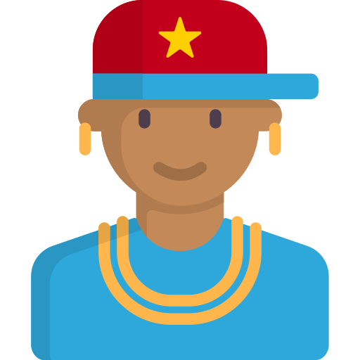 rapper Generic color fill icon