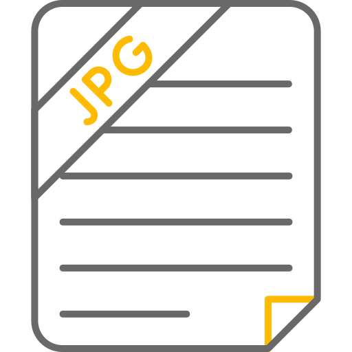 jpg Generic color outline icon