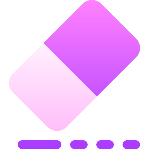 Erase Basic Gradient Gradient icon