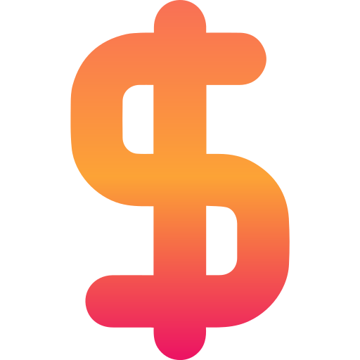 dollar Generic gradient fill icon