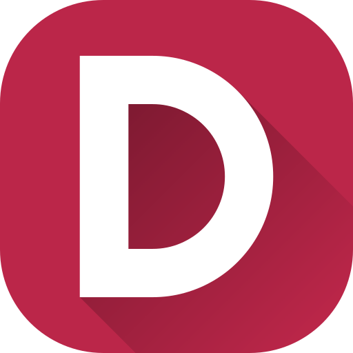 Letter D Generic gradient fill icon