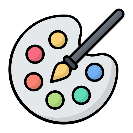 美術 Generic color lineal-color icon