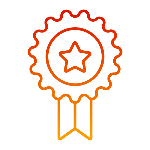 Award Generic gradient outline icon