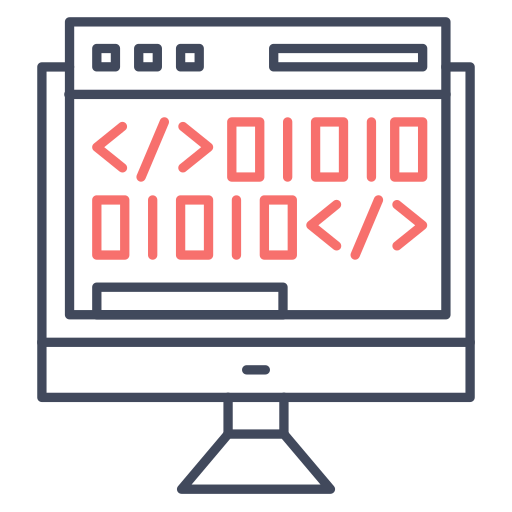 programmation Generic color outline Icône