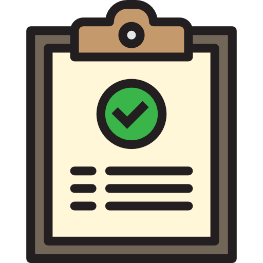 Medical result srip Lineal Color icon