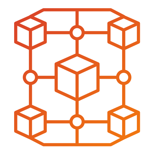 blockchain Generic gradient outline Ícone