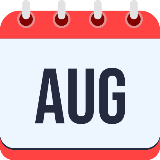 august Generic color fill icon