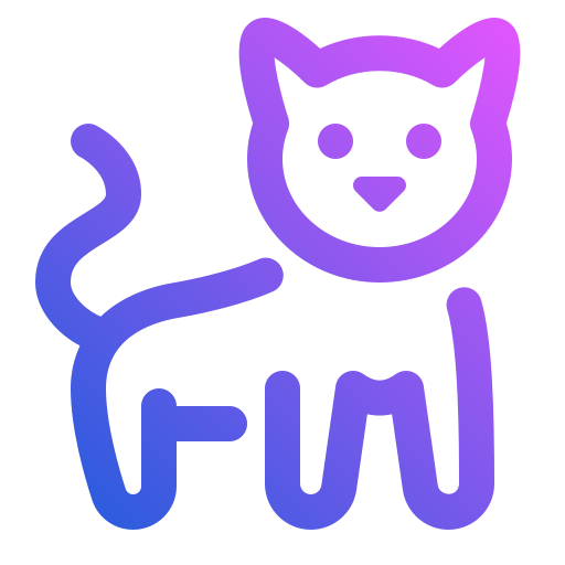 gato Generic gradient outline Ícone