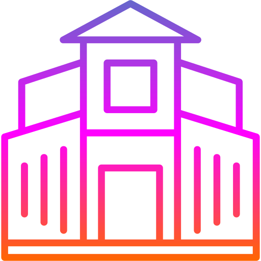 Barn Generic gradient outline icon